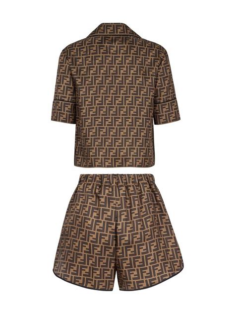 fendi pajama|fendi pajamas brown silk.